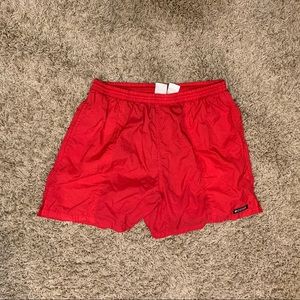 Large Men’s Columbia Red Swim Trunk